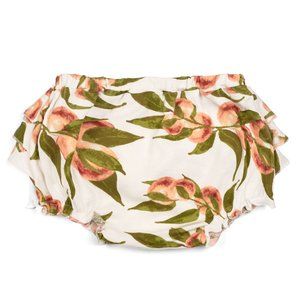 Milkbarn Organic Cotton Ruffle Bloomer - Peaches NWT